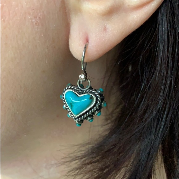 Navajo Turquoise Set Rare Stamped - Picture 10 of 16